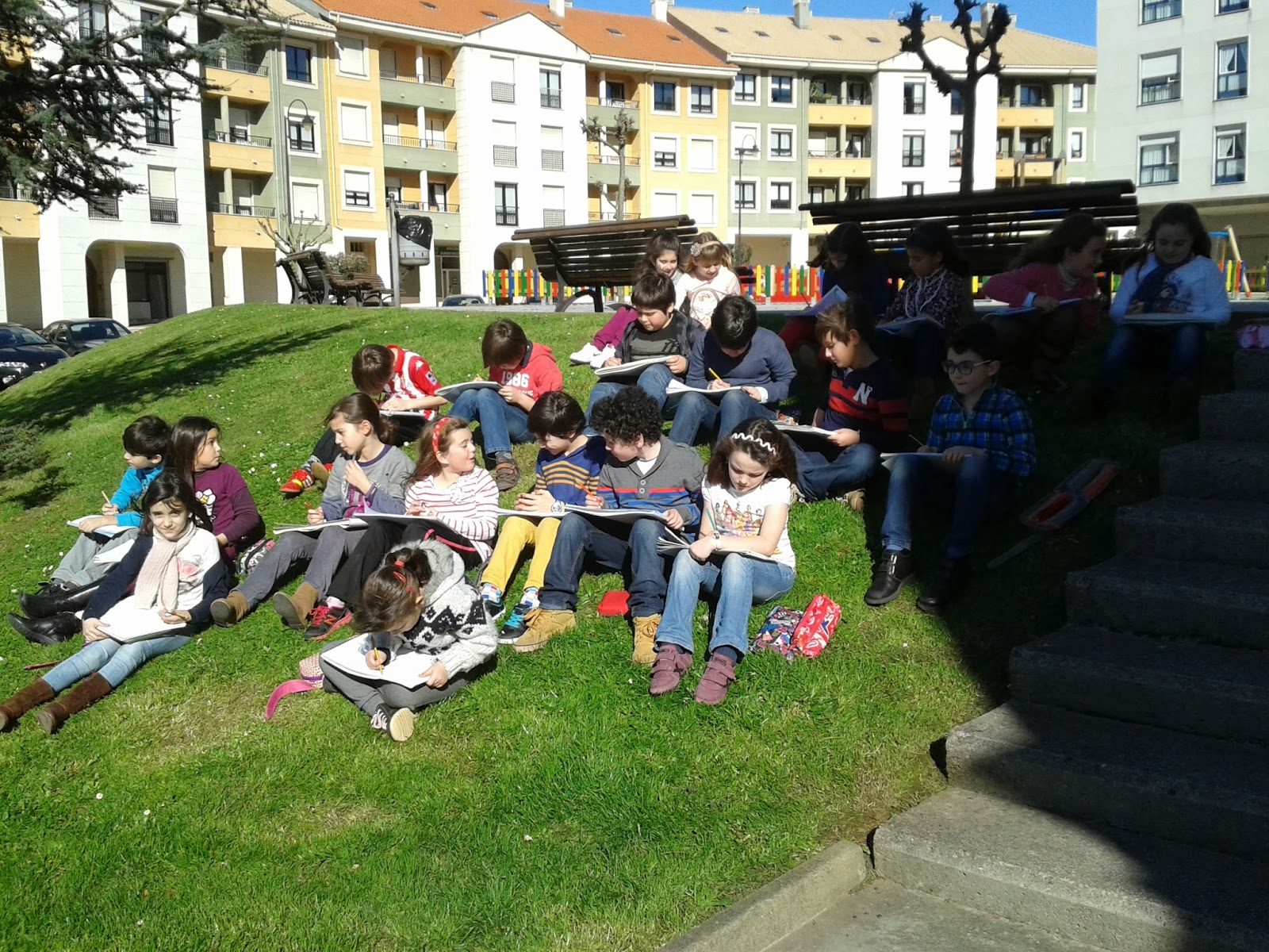 NICE WEATHER...OUTDOOR LESSONS