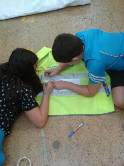 PRINTING VESTS FOR THE RECYCLING PATROL